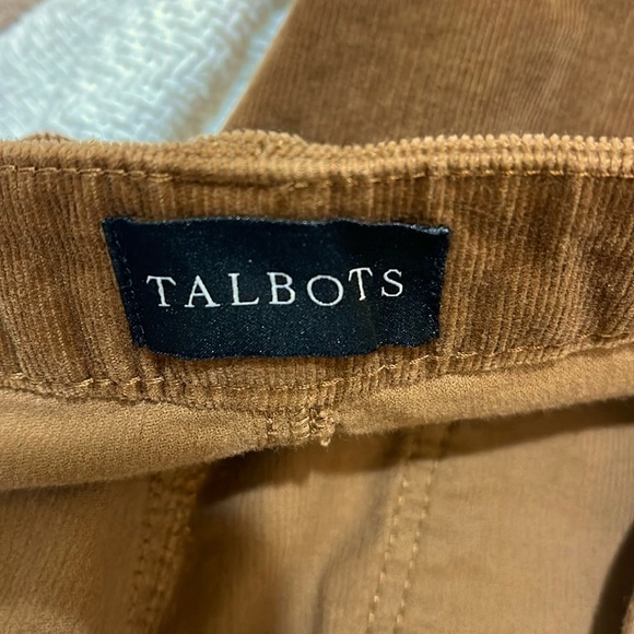Talbots NWOT corduroy straight leg stretch pants sz12 - Picture 4 of 6
